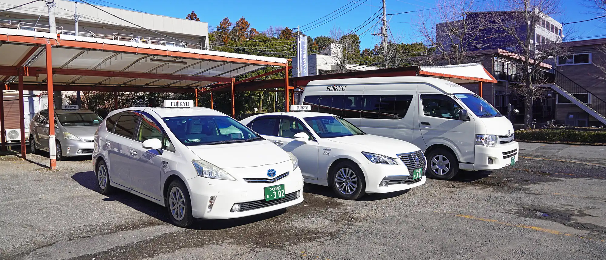 つくば市のフジ急タクシーの保有車両